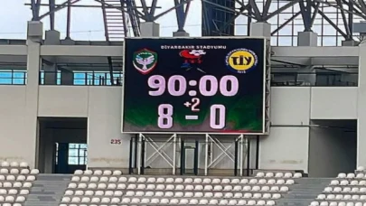 Amedspor rakibini gol yağmuruna tuttu