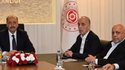 Bakan Bilgin, TÜRK-İŞ ve HAK-İŞ heyetlerini kabul etti