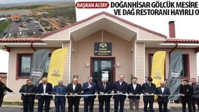 Başkan Altay: “Doğanhisar Gölcük Mesire Alanı ve Dağ Restoranı Hayırlı Olsun”