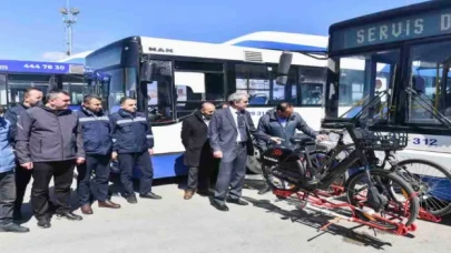 Bisikletle otobüse binmek artık serbest