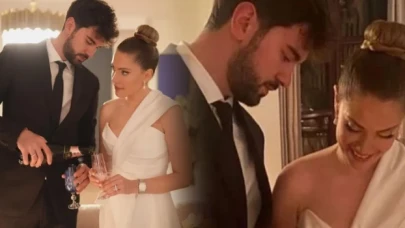 Eda Ece yakışıklı basketbolcu Buğrahan Tuncer ile nişanlandı