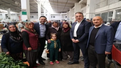 Nevşehir dinamiklerinden pazar esnafına ziyaret