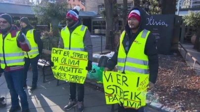 Norveç'te on binlerce işçi grevde