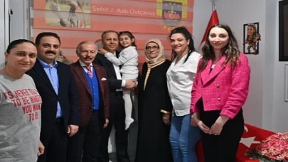 Yerlikaya, Şenel ve Aydıner’den şehit ailesine ziyaret