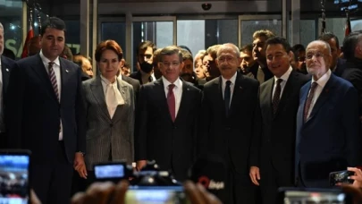 Millet İttifakı liderleri CHP Genel Merkezi'nde bir araya geldi