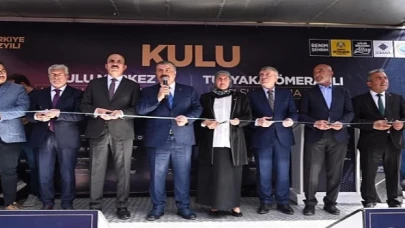 Sağlık Bakanı Koca Kulu’da Büyükşehir’in Yaptığı Atık Su Arıtma Tesislerinin Açılışını Yaptı