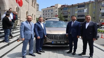 Türkiye’nin yerli otomobili Togg, Nevşehir Belediyesinde makam aracı olarak kullanılmaya başlandı