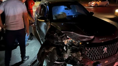 AK Parti Tunceli İl Başkanı Sercan Özaydın ve eşi kaza yaptı