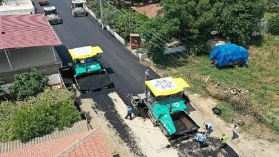 Aydın Büyükşehir Belediyesi Çine Kahraman Mahallesi yolunu yeniliyor