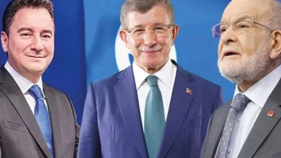 Babacan, Davutoğlu ve Karamollaoğlu TBMM'de ortak grup kurmak için buluştu