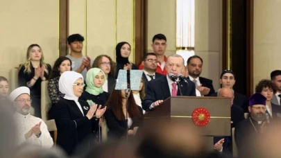 Erdoğan’dan ”Göreve Başlama Töreni”nde ”barış ve kardeşlik” mesajı
