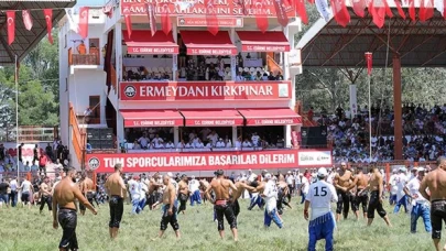 Kırkpınar'da başpehlivana 1 milyon lira ödül