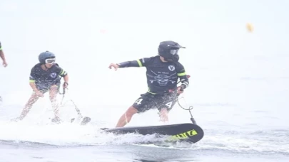 Kocaeli’de Türkiye Su Jeti ve Flyboard Şampiyonası heyecanı başladı
