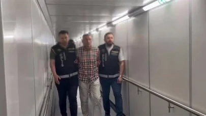 ”Sarallar” organize suç örgütünün lideri Alaattin İlyas Saral havalimanında yakalandı