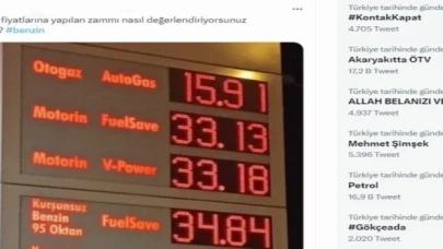 Akaryakıta ÖTV zammına sosyal medyadan tepki yağıyor