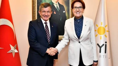 İYİ Parti Genel Başkanı Akşener, Gelecek Partisi Genel Başkanı Davutoğlu ile görüştü