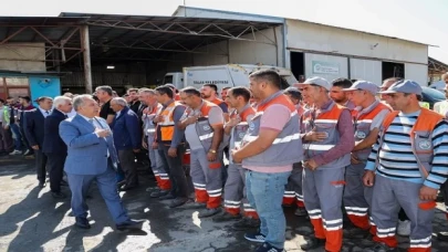 Kayseri Talas’ta mesai renkli başladı