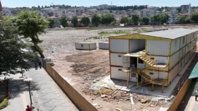 Kocaeli Gölcük’te zemine iyileştirme çalışması