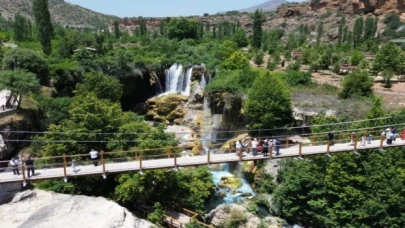 Konya’da Yerköprü Şelalesi yeni cazibe merkezi