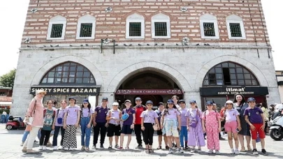 Küçükçekmeceli çocuklar İstanbul’u yeniden keşfediyor