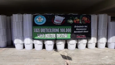 Manisa Salihlili üreticilere ’sepet sepet’ destek