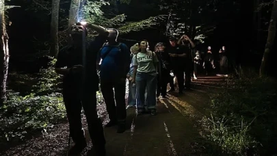 Ormanya’da macera dolu gece yürüyüşü