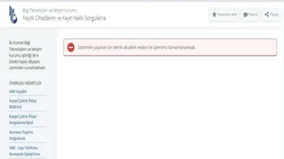 Zamlı IMEI kaydı öncesi bugün son gün: Yoğunluk nedeniyle sistem çöktü