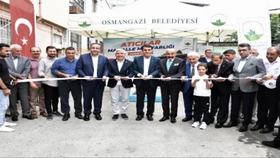 Bursa Osmangazi’de Atıcılar’a yeni muhtarlık binası