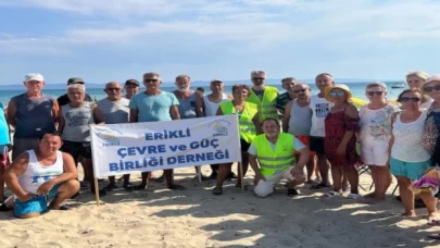 ERÇED’den Erikli sahilinde sandayeli eylem