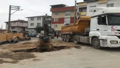 Gebze’de altyapı çalışmaları sürüyor