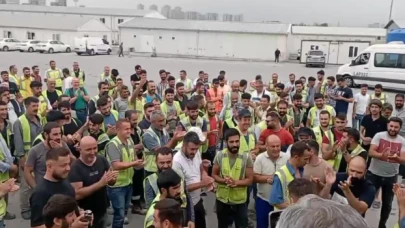 Halkalı İstanbul yeni havalimanı metro hattı inşaatı işçileri grevde: “Haklarımızı alıncaya kadar eylemimiz sürecek"