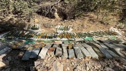 Pençe Kilit’te çok sayıda mühimmat ele geçirildi