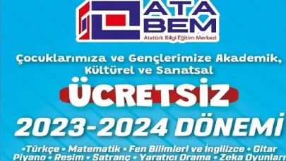 Atatürk Bilgi Eğitim Merkezi (ATABEM) 2023-2024 Dönemi kurs kayıtları başlıyor