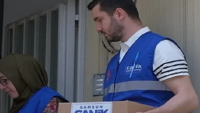 Canik Belediyesi Çat Kapı Gönüllere Ulaşıyor 