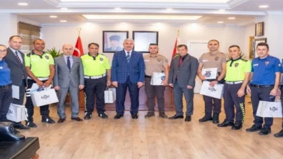 Düzce İl Emniyet Müdürlüğü ödüllendirdi