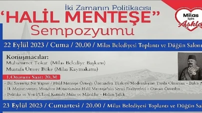 İki zamanın politikacısı “Halil Menteşe” adına sempozyum düzenlenecek