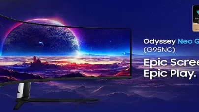Samsung Electronics Dual UHD Oyun Monitörünü Tanıttı: Odyssey Neo G9 57