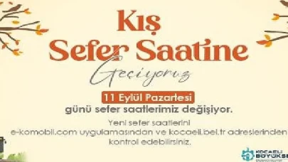 Ulaşıma kış tarifesi düzenlemesi