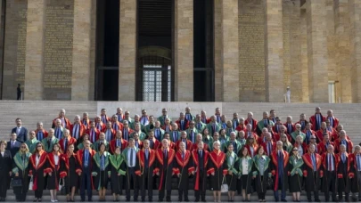 Yargıtay üyelerinden Anıtkabir'e ziyaret