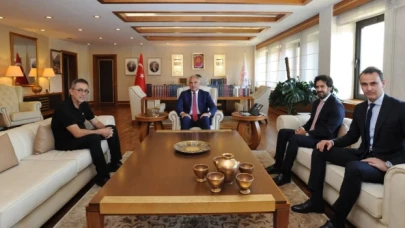 Yönetmen Nuri Bilge Ceylan'dan Kültür ve Turizm Bakanı Ersoy'a ziyaret