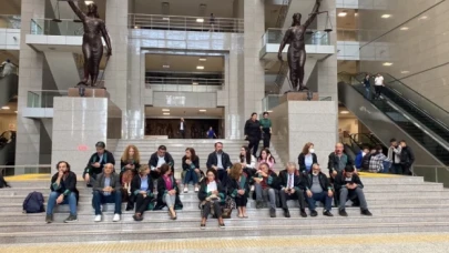 Can Atalay için meslektaşlarından adliyede oturma eylemi