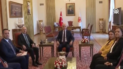 CHP Genel Başkanı Kemal Kılıçdaroğlu, Numan Kurtulmuş'u ziyaret etti
