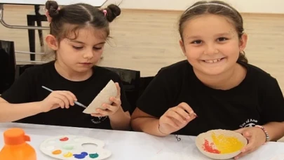 Çocuklar için 'Kağıt Hamurundan Kap Boyama Atölyesi’ 
