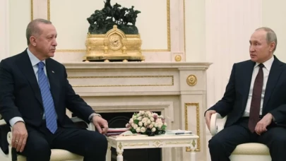 Cumhurbaşkanı Erdoğan, Putin ile Filistin'i görüştü