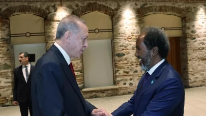 Cumhurbaşkanı Erdoğan, Somali Cumhurbaşkanı Mahmud ile görüştü