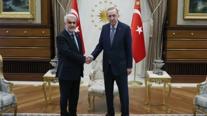 Erdoğan, HÜDA PAR Genel Başkanı Yapıcıoğlu ile görüştü