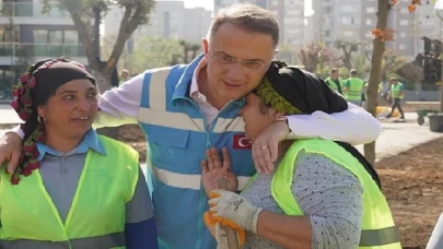 5 Dönümlük park 47 saatte tamamlandı