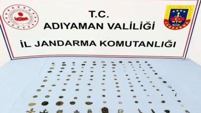 Adıyaman Jandarması’ndan tarihi eser operasyonu