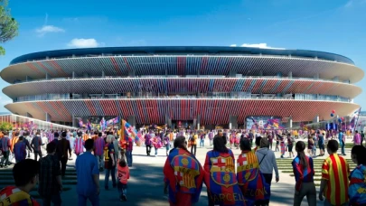 Barcelona’nın yeni stadının yanında taraftarlarının küllerinin de olduğu bir bölüm yer alacak