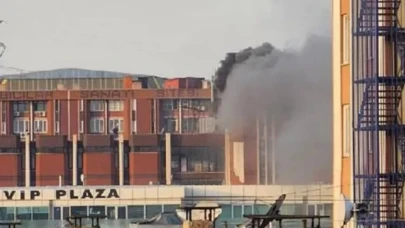 Başakşehir'de sanayi sitesinde yangın
